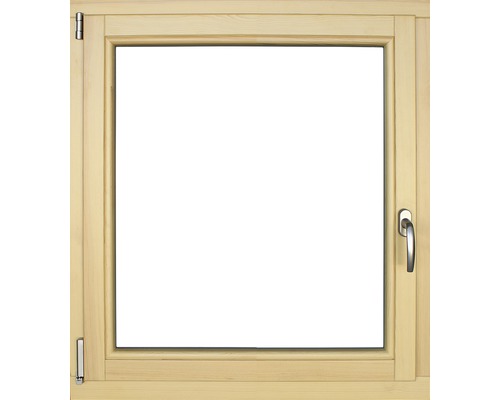 Houten raam, grenen, gelakt, 900x1000 mm, DIN links