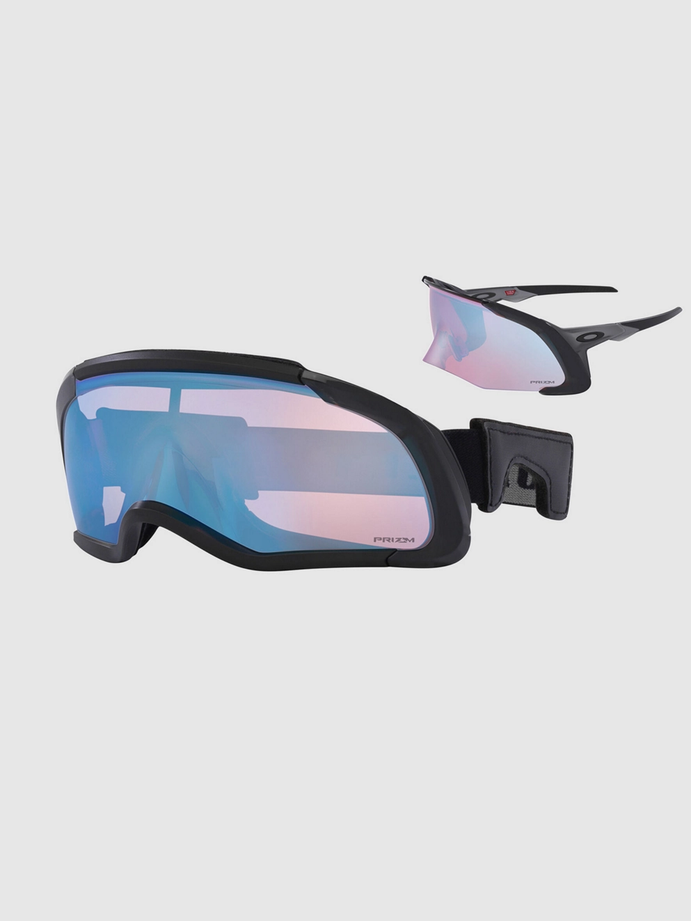 Oakley Flex Scape Matte Grey Smoke Sunglasses prizm snow sapphire