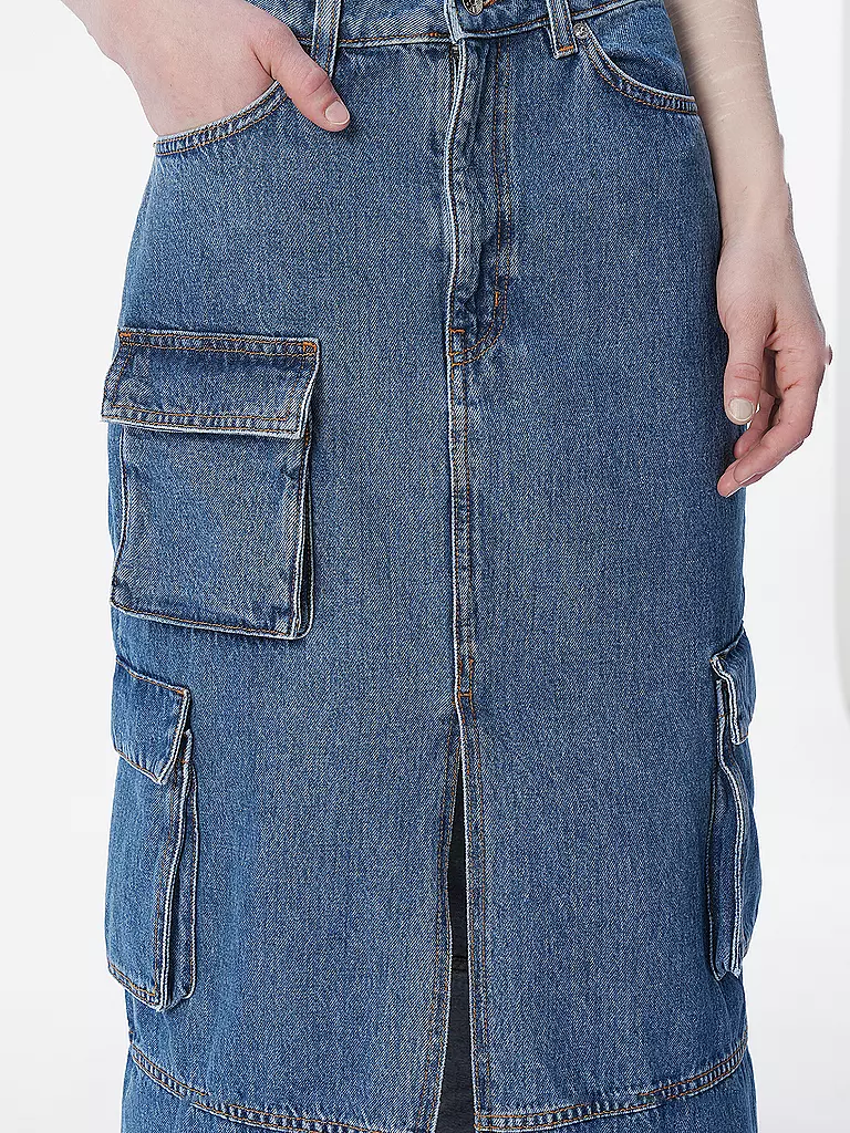 HUGO Jeansrock GESEA blau
