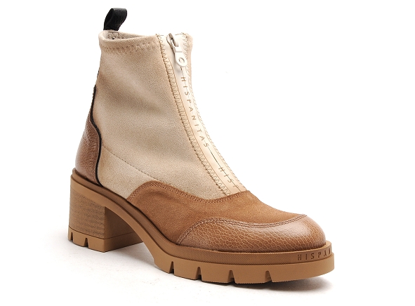 Hispanitas boots bottine talons femme hi222372 beige