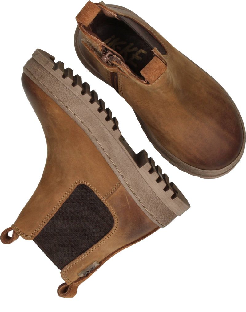 IK-KE Chelseaboots Cognac Jongens
