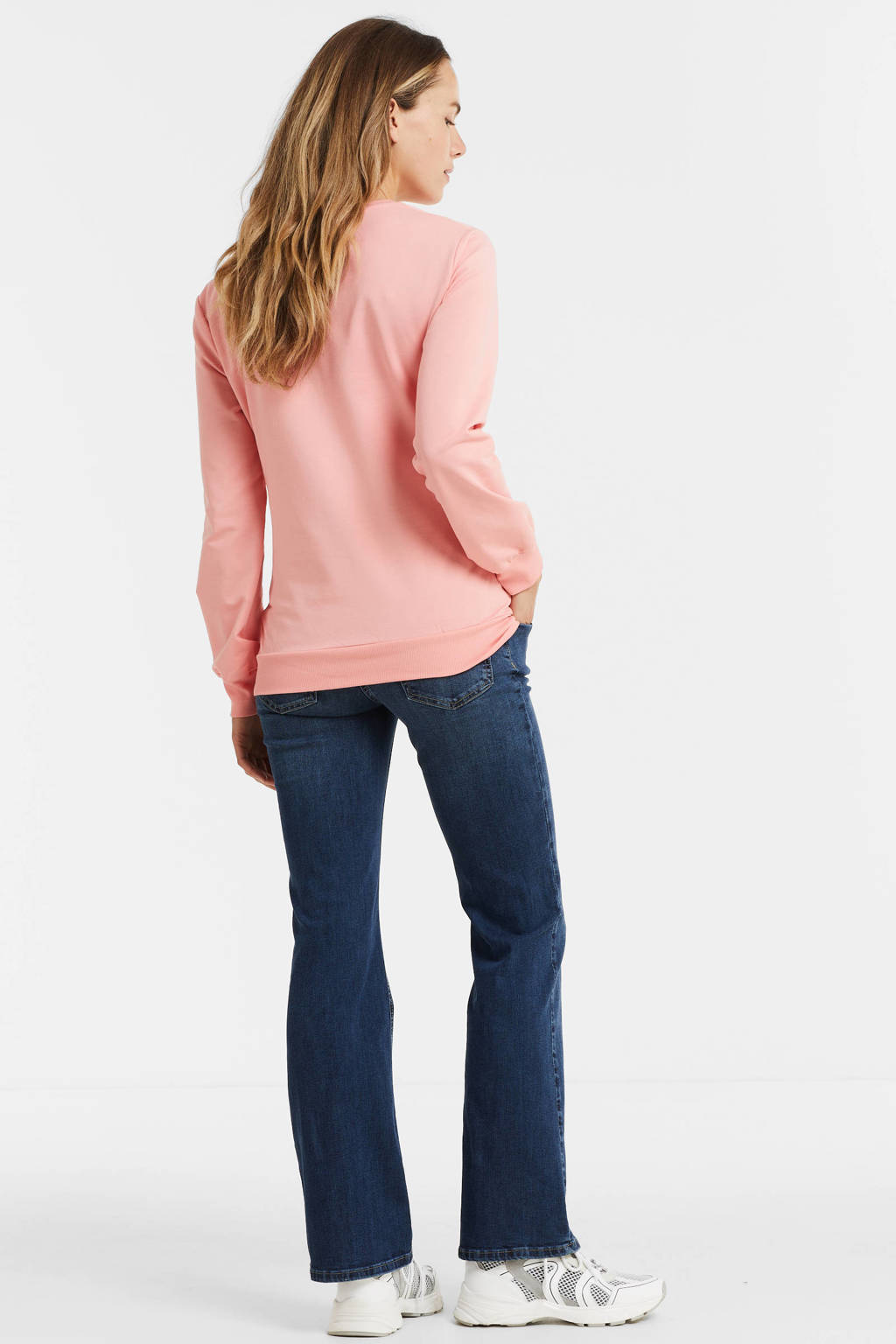 LOVE2WAIT flared zwangerschapsjeans Judy blauw