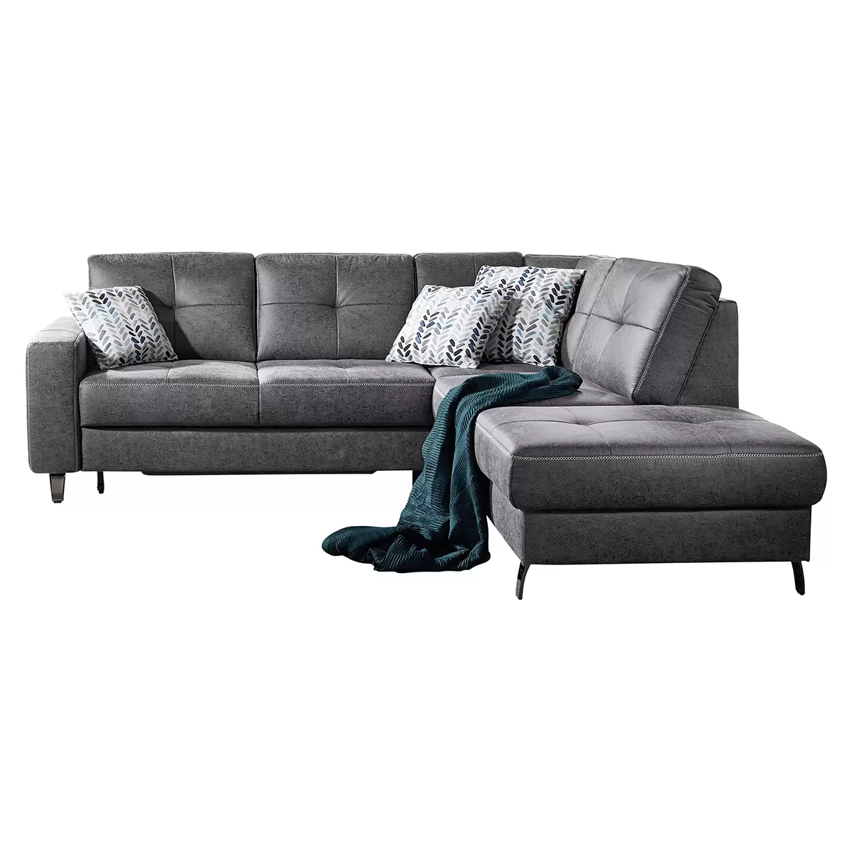 Ecksofa Varese 120 x 181 Anthrazit