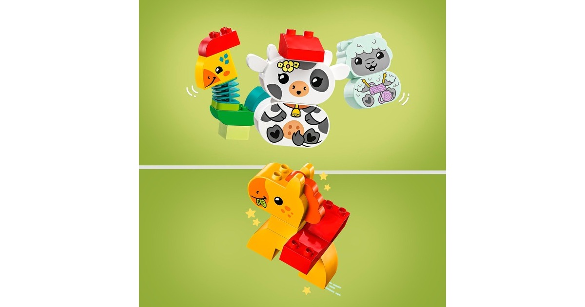 LEGODUPLO - Dierentrein Constructiespeelgoed  (10412)