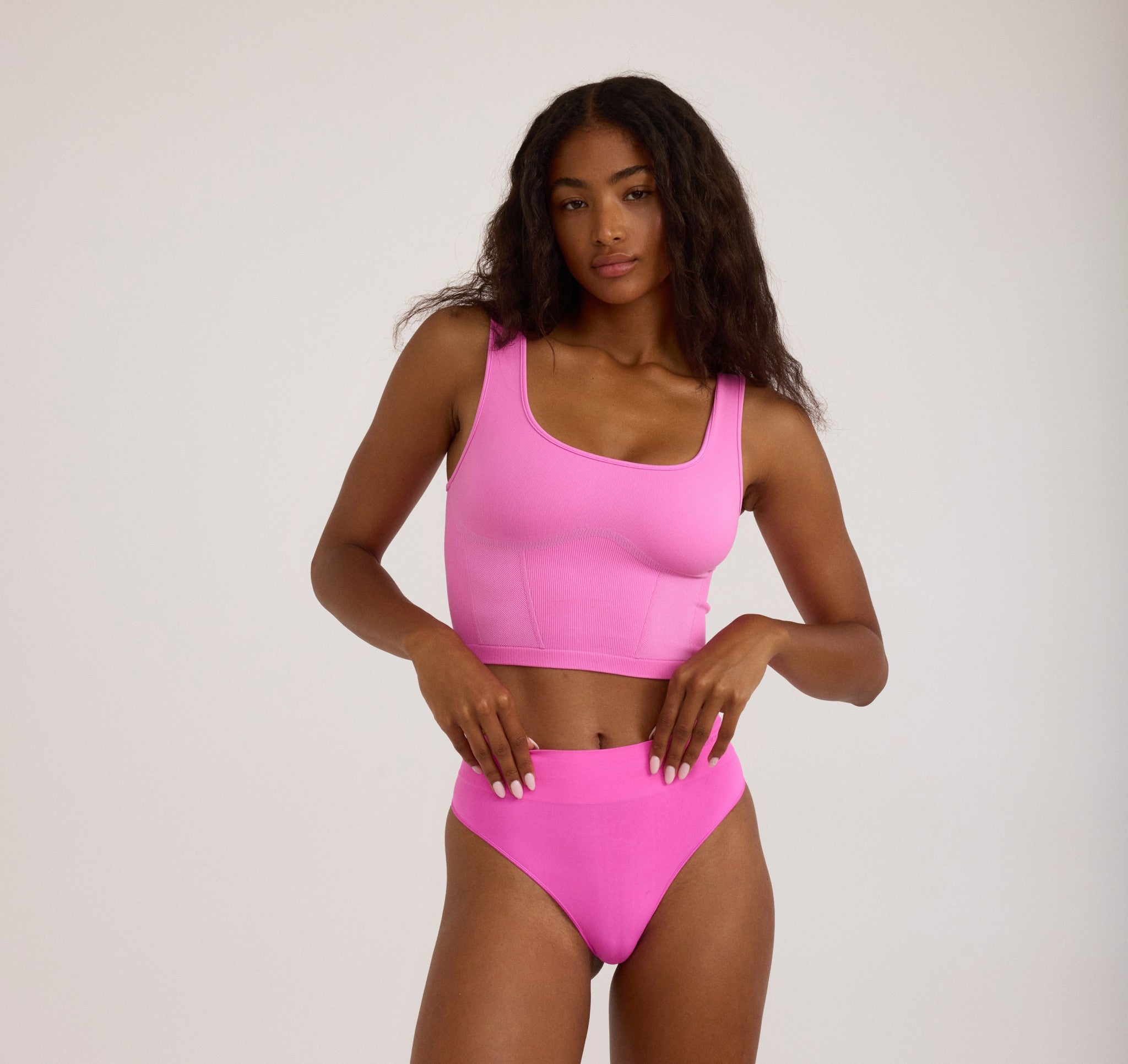 RECYCLED NYLON<br>Smooth Corset Top