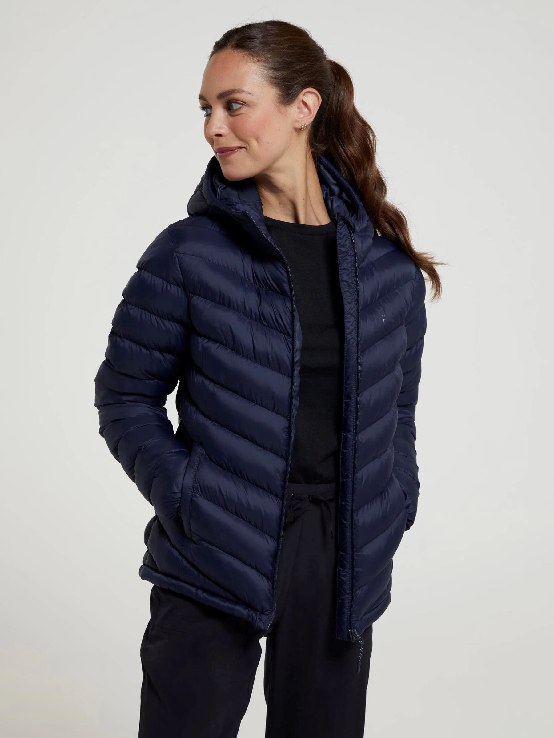 Blauw - Mountain Warehouse Seasons Womens Water-Resistant Padded Jacket