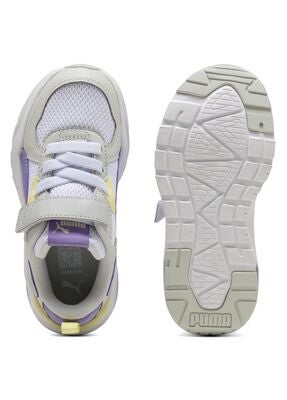 Puma Trinity Lite AC+ PS Sneakers, White/Lavender Alert/Glacial Gray