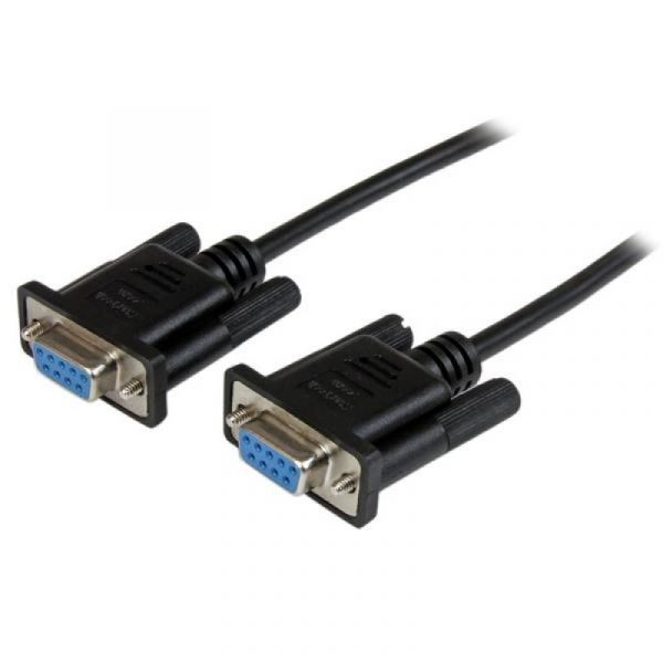 Startech Cabo de Série DB-9 Fêmea - Fêmea (1 M) Preto - SCNM9FF1MBK
