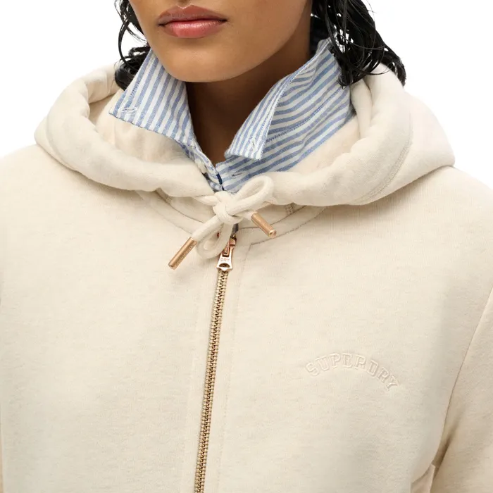 Superdry Essential Logo Zip Hooded Vest Dames