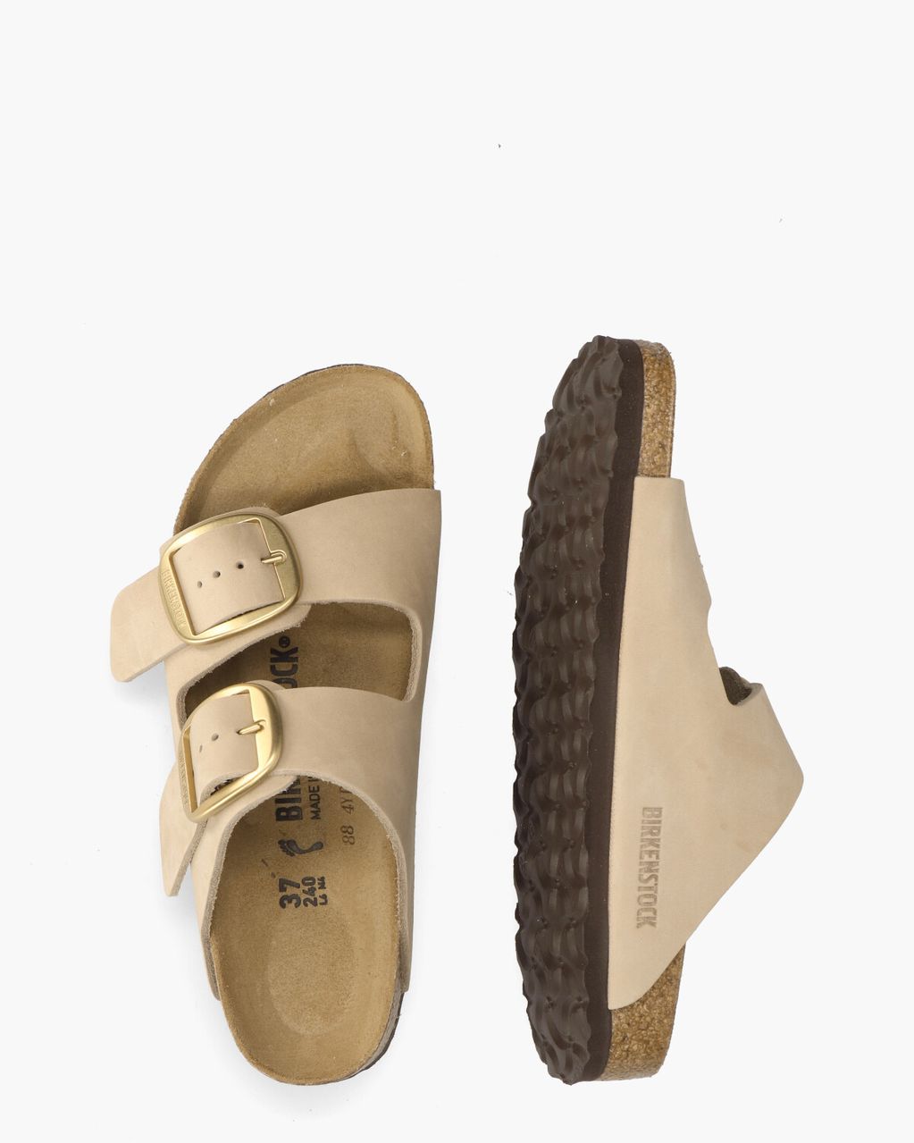 Birkenstock Arizona Big Buckle Beige Damesslippers