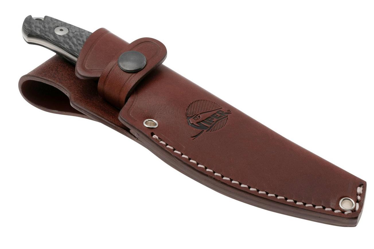 Viper Nordlys VT4046FC Satin, Carbon Fiber, vaststaand mes, Jens Anso design