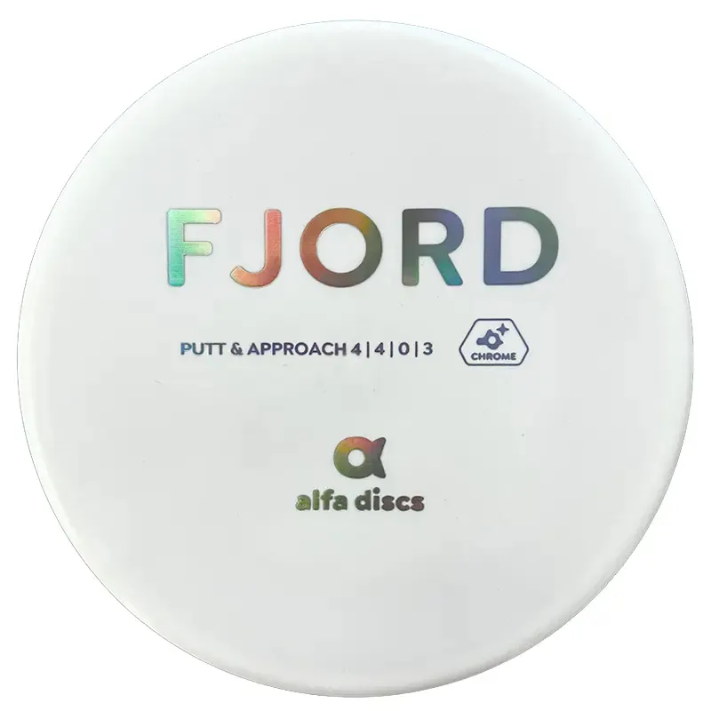 Alfa Disc Chrome Line Putter Fjord White
