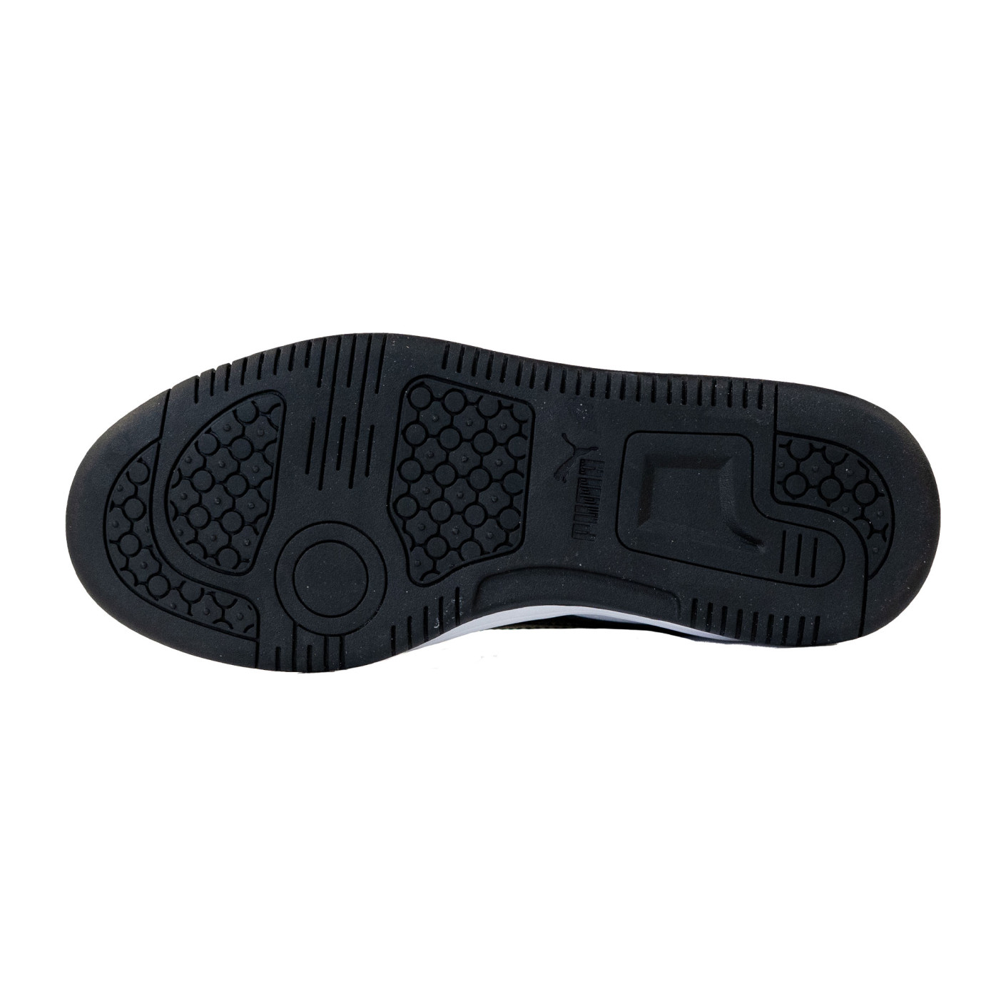 PUMA Rebound V6 Low Sneakers Kids Wit Zwart Wit