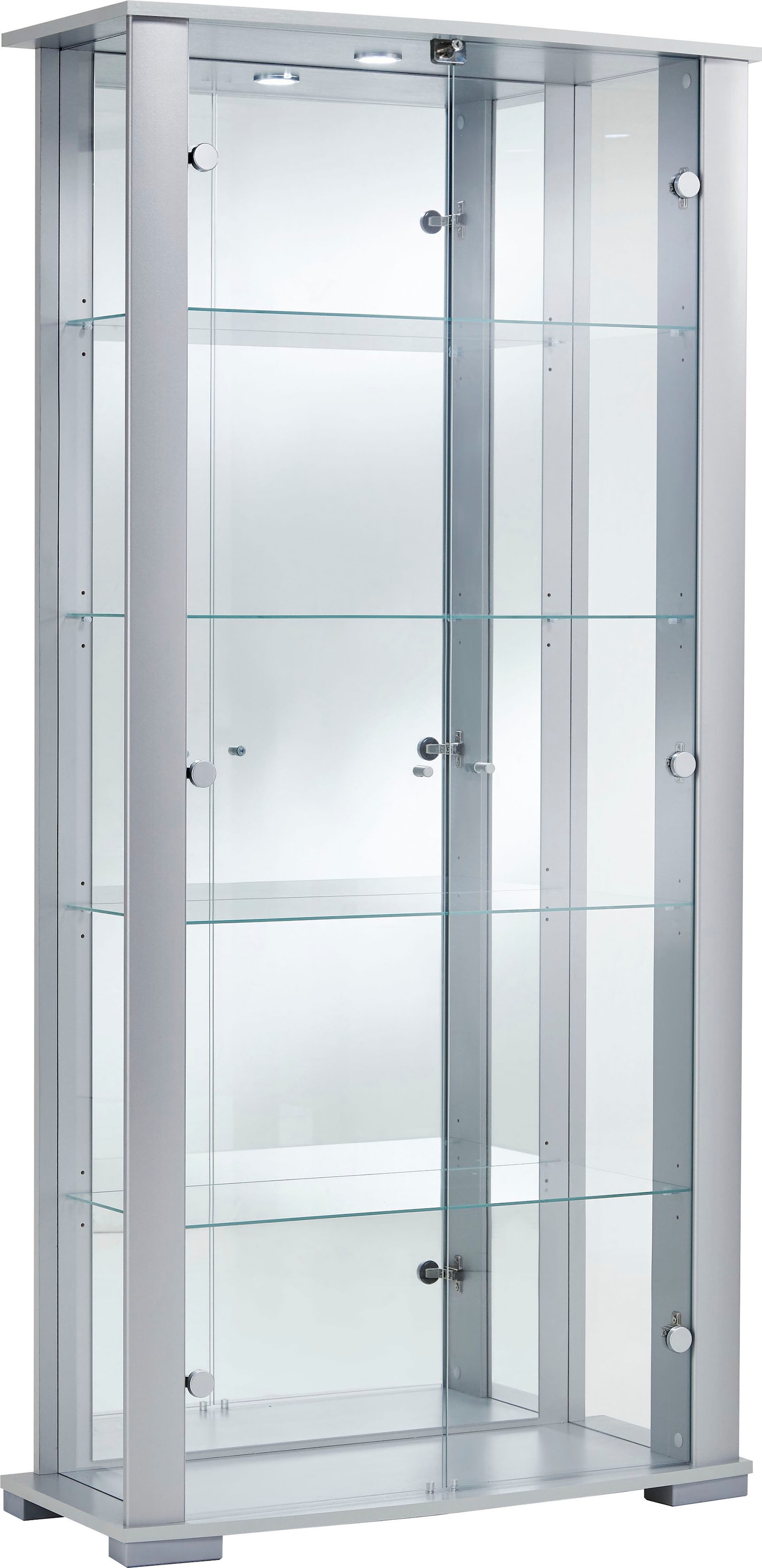 fif möbel Vitrine »STELLA« Standvitrine/Glasvitrine 2x Glastür,perfekt für Sammler,Sammlervitrine