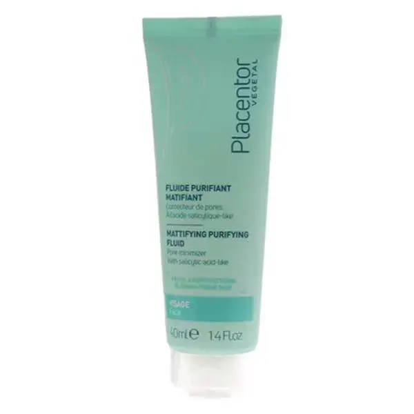 Placentor Fluide Purifiant Matifiant Correcteur de Pores 40ml