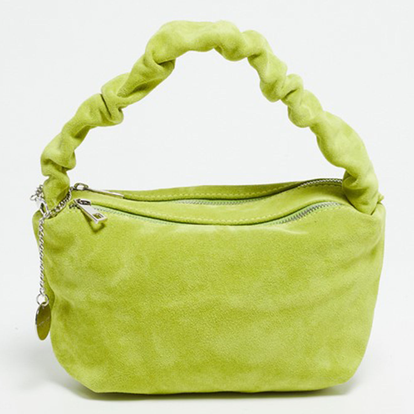 Christian Laurier Sac à main en Velours de Cuir Belly vert clair - 28x13.5x7.5 cm