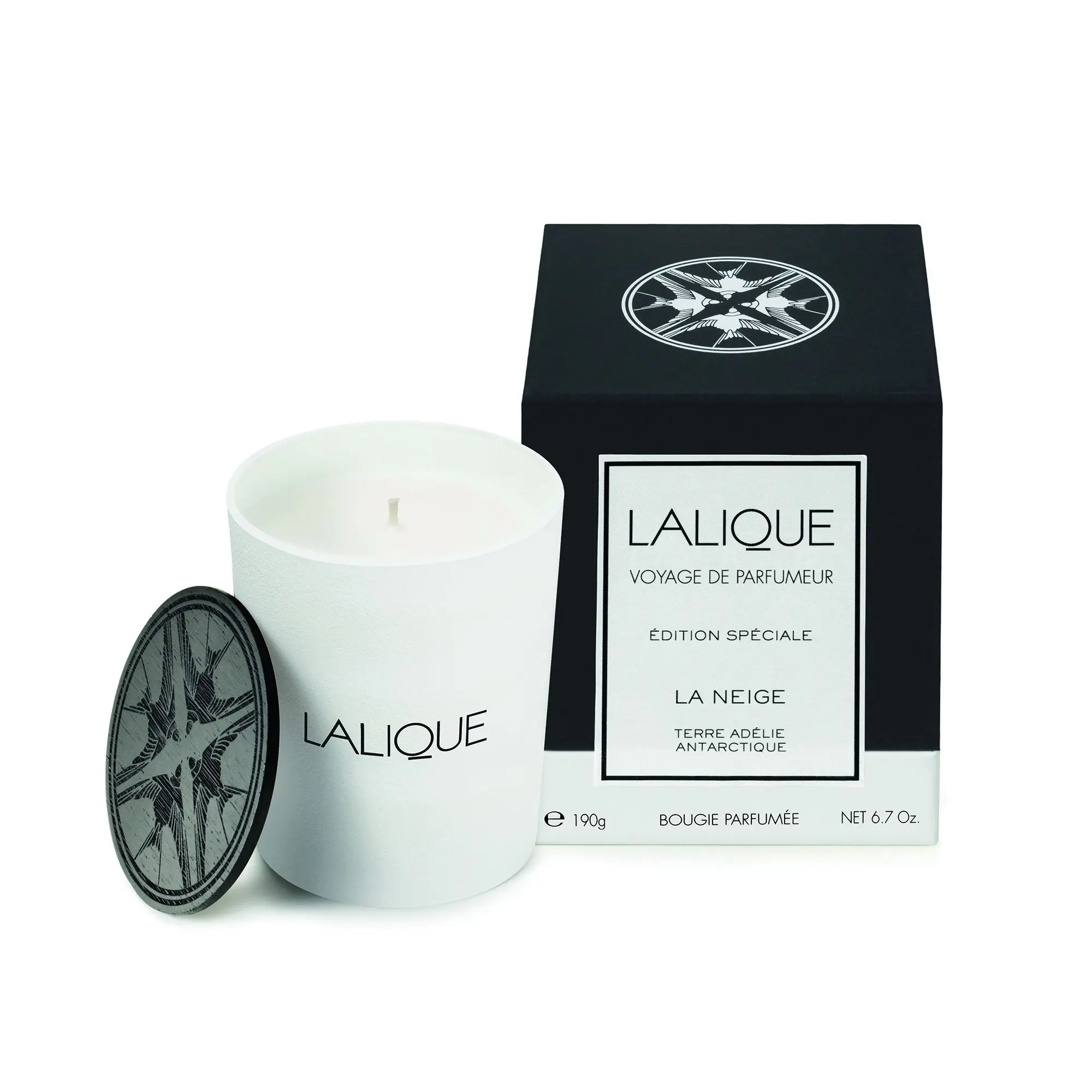 Lalique - La Neige Terre Adélie Bougie Parfumée- Bougie