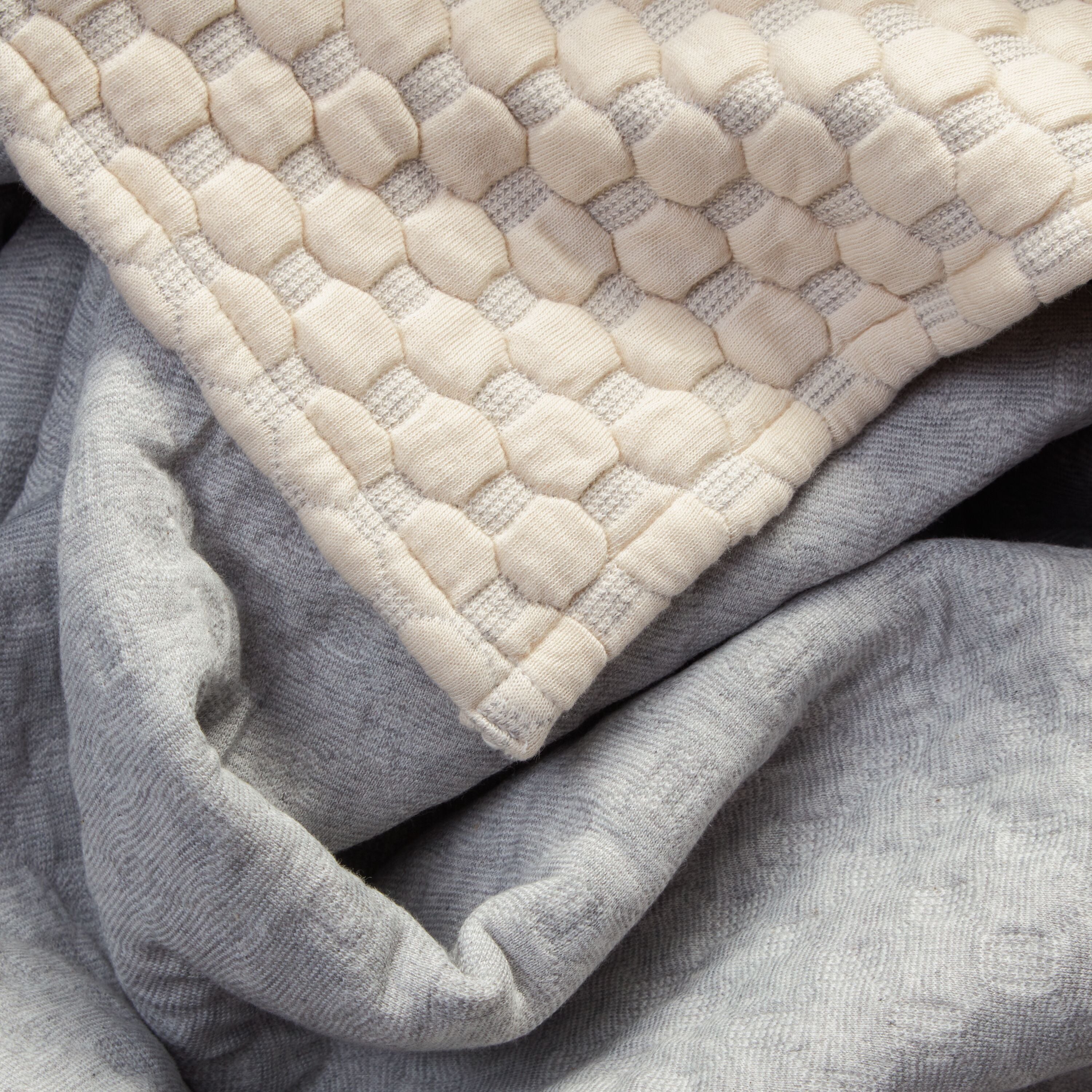 NELE Decke - Creme / B: 140.0 cm x H: 180.0 cm