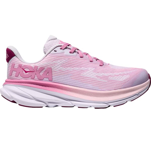 Chaussure running HOKA ONE ONE CLIFTON 9 YOUTH STARLIGHT STARLIGHT GLOW / WILDFLOWER
