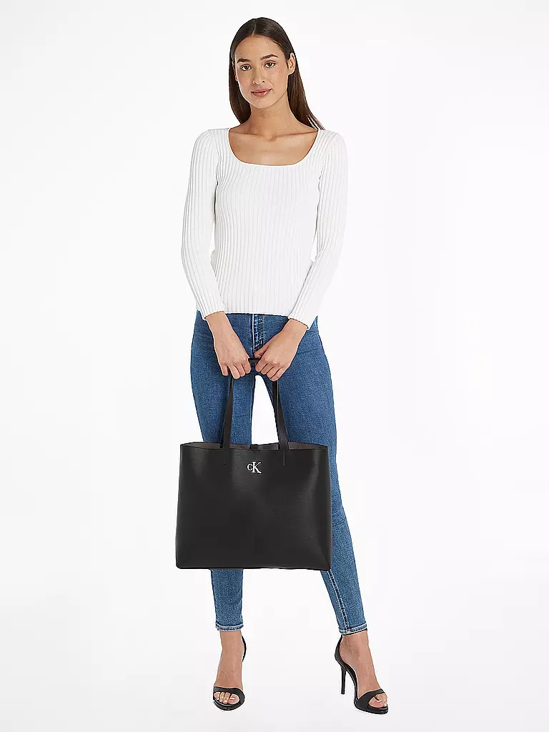 CALVIN KLEIN JEANS Tasche - Shopper  schwarz