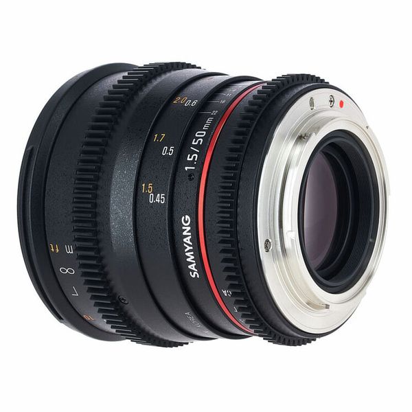 Samyang MF 50mm T1,5 Video DSLR II EF