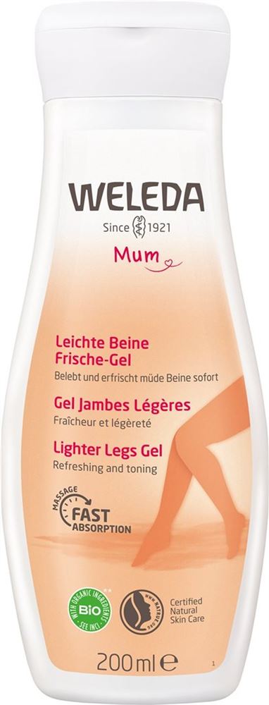 Weleda Frische-Gel leichte Beine<br>200 ml, Flasche, Gel