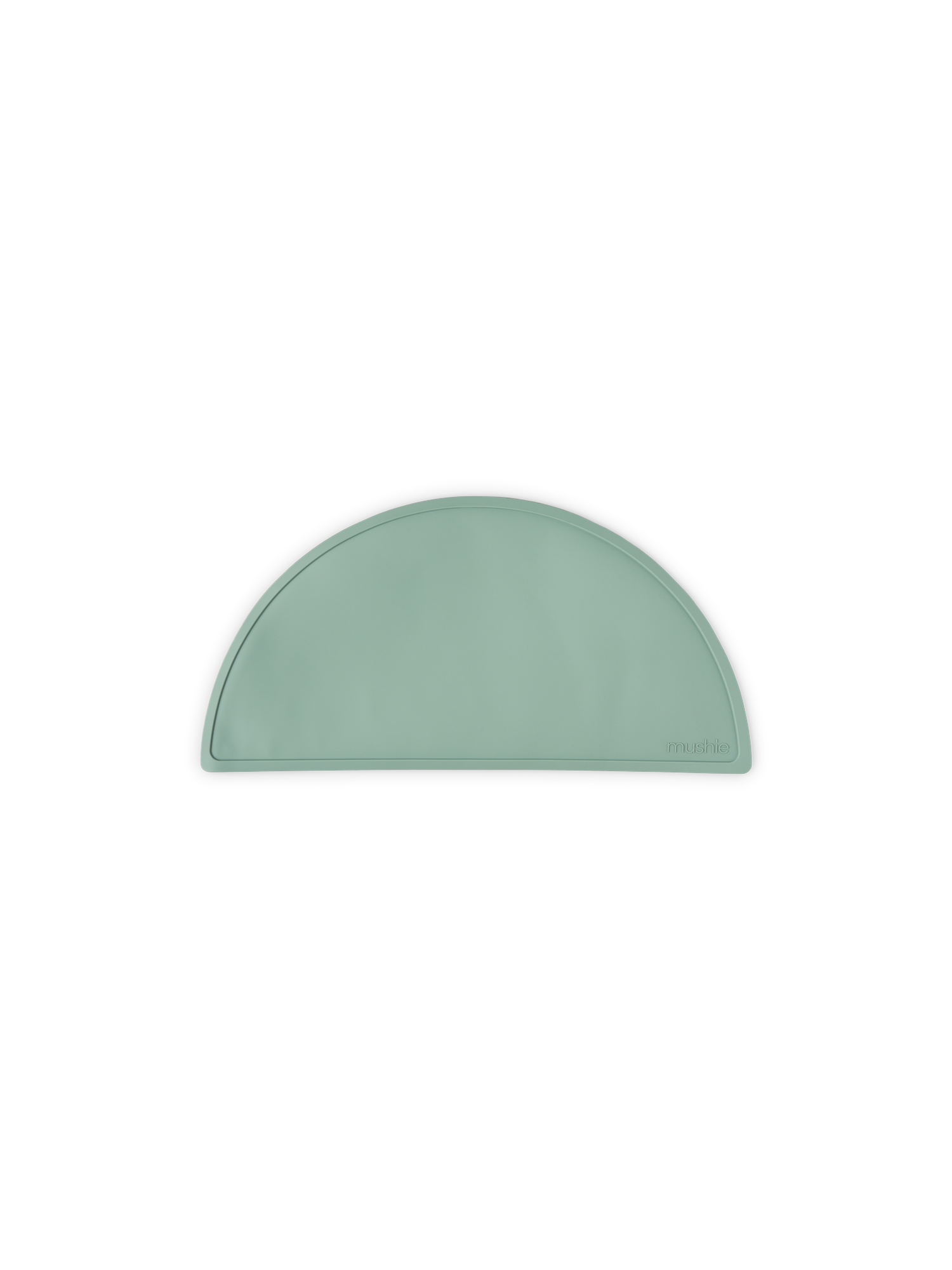 Dækkeserviet | Fødevaregodkendt silikone. 45,5 x 22,5 cm.  | Dusty Green | Mushie