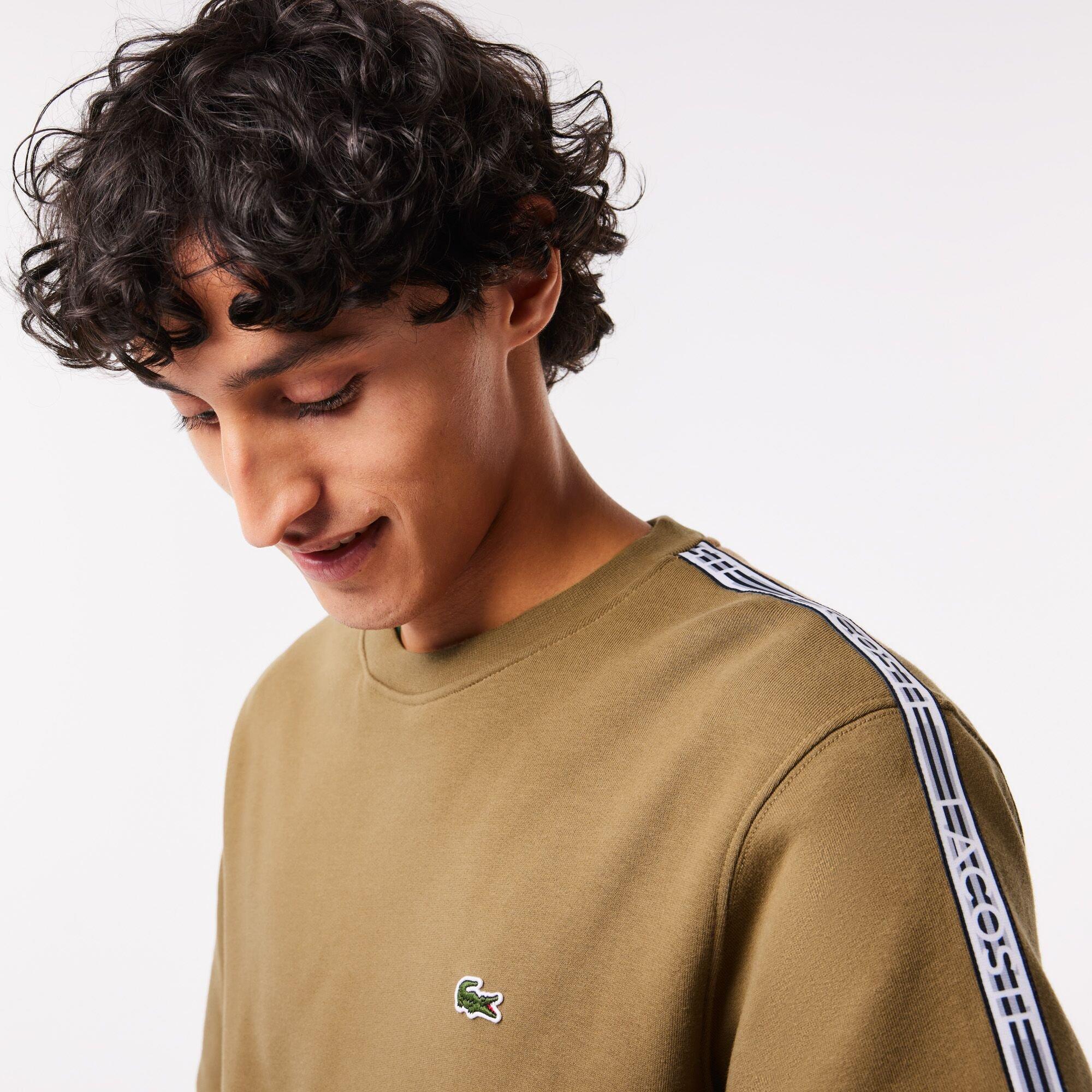 Lacoste Logo Stripe Sweatshirt
