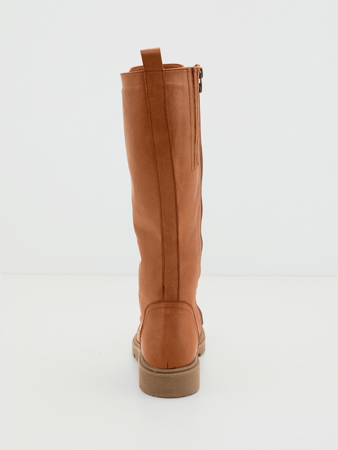 Bottes à lacets cuir nappa de vache