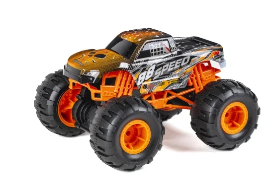 TEC-TOY - Speed Monster Fjernstyret bil 1:12, 2,4G 7,4V, gyro & lyd - Orange