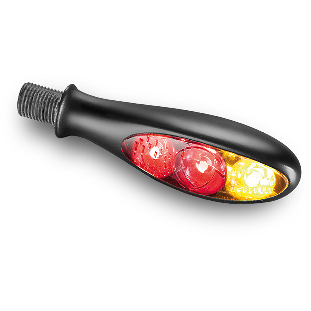 kellermann - Clignotant Micro S DF - Feu arrière et feu stop Noir