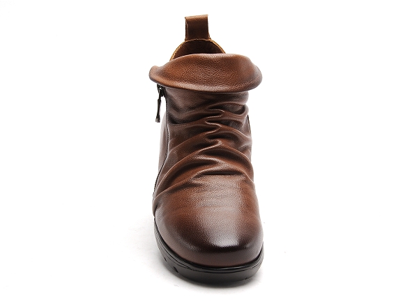 Paula urban boots bottine plates femme 236 marron