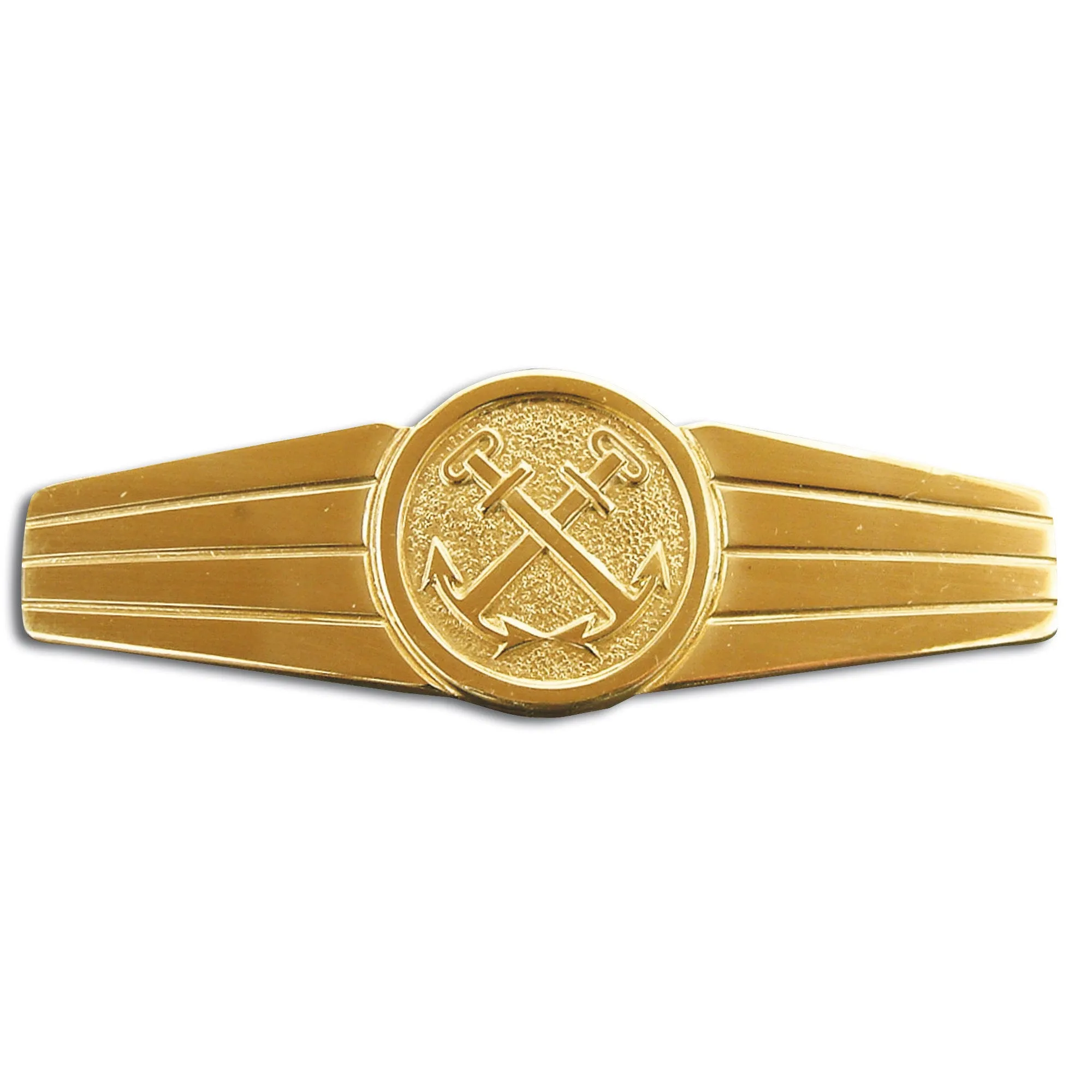 Bundeswehr Neu -  Abzeichen BW Marinedienstpersonal Metall goldfarben