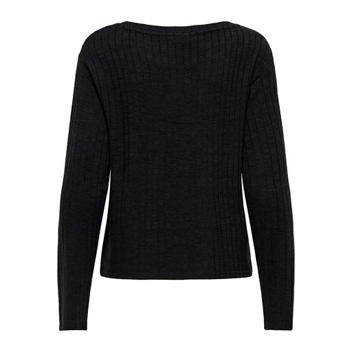 JDY Inez Rib Striktrøje, Phantom, XL