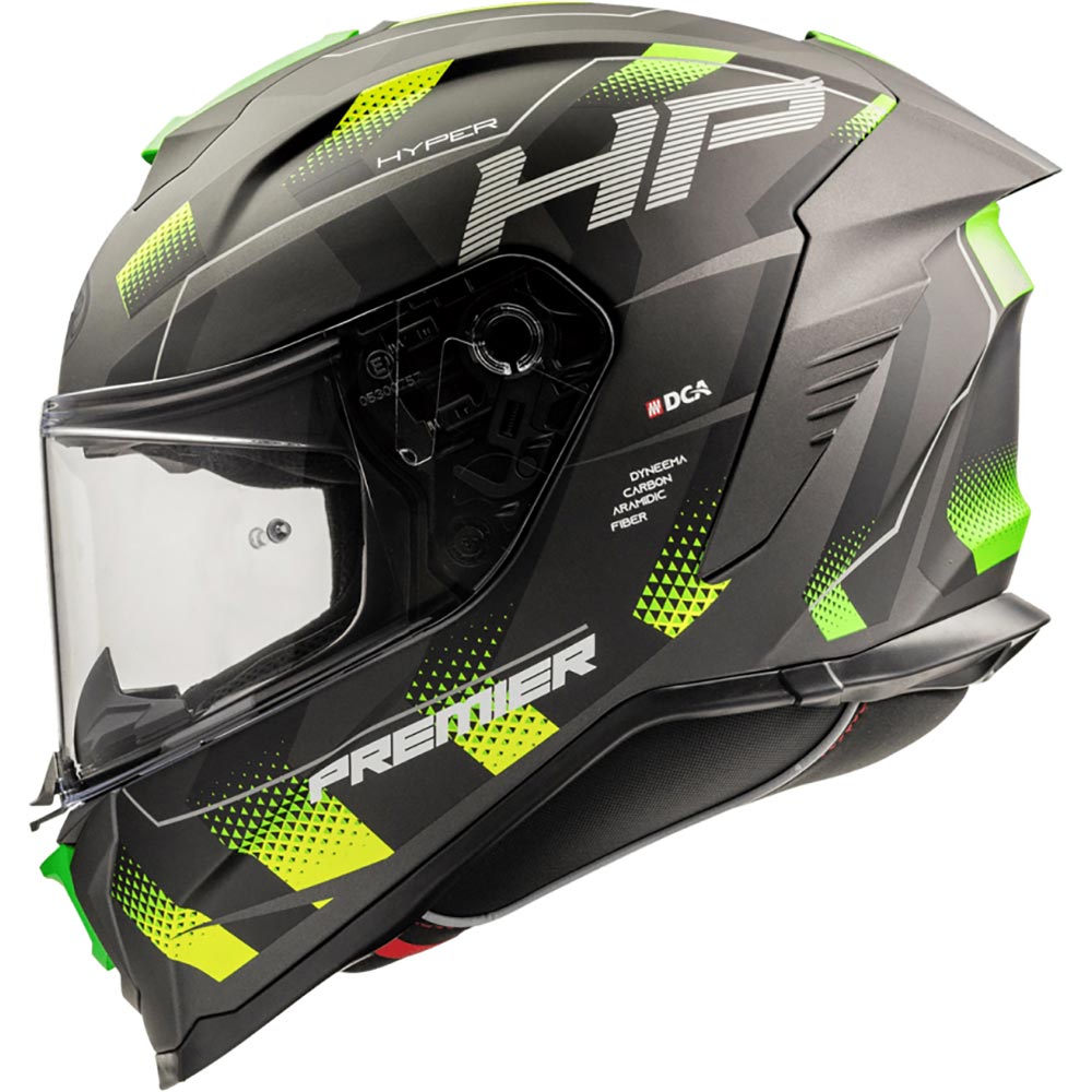 premier - Casque Hyper HP Noir / Jaune / Vert / Mat