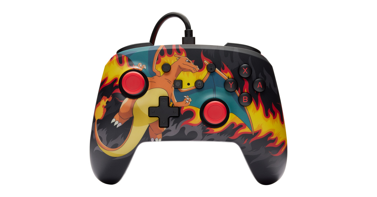 PowerASwitch Wired Controller Charizard  (Zwart/oranje)