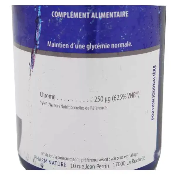 Pharm Nature Micronutrition Chrome Picolinate 60 gélules