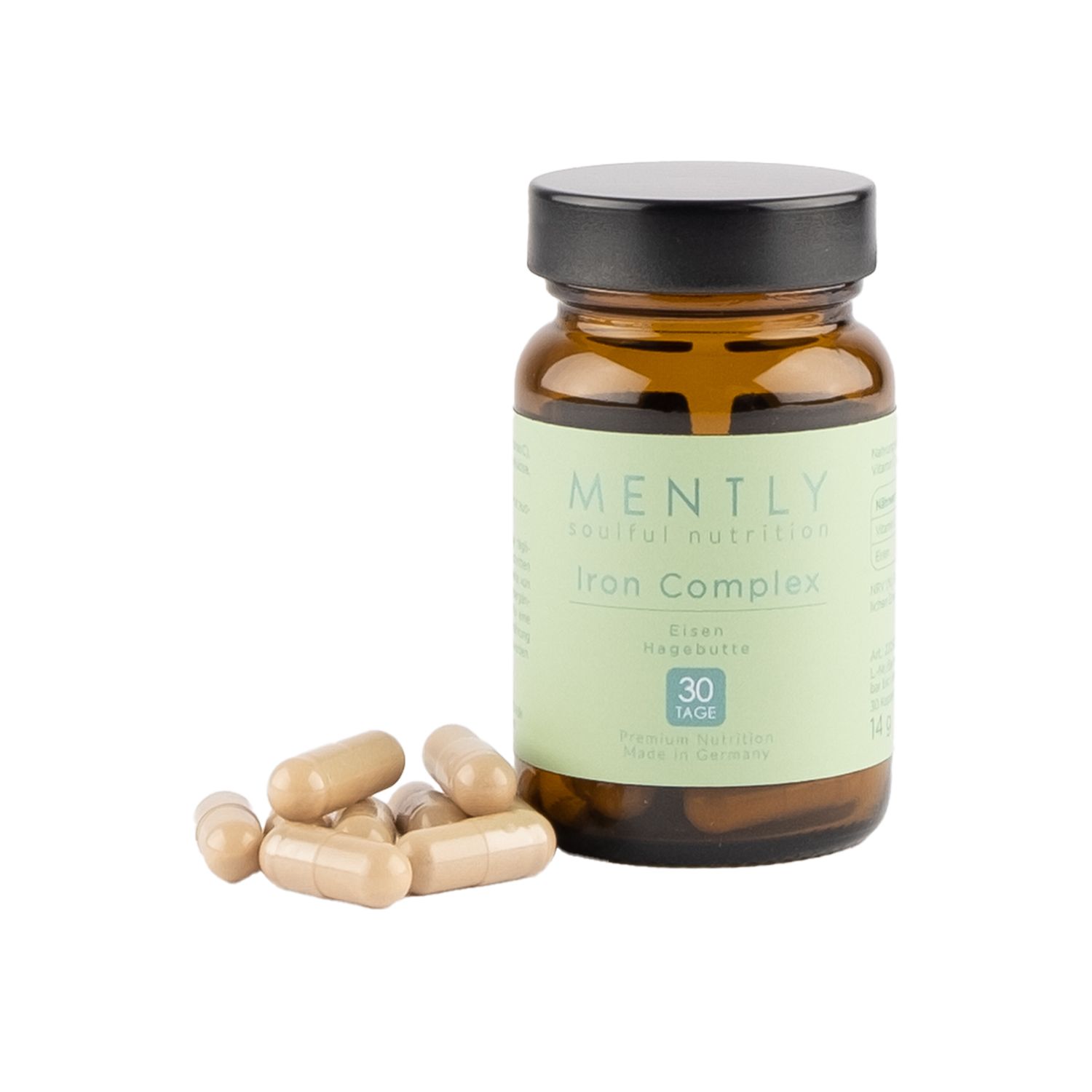 MENTLY Iron Complex mit Eisen & Vitamin C