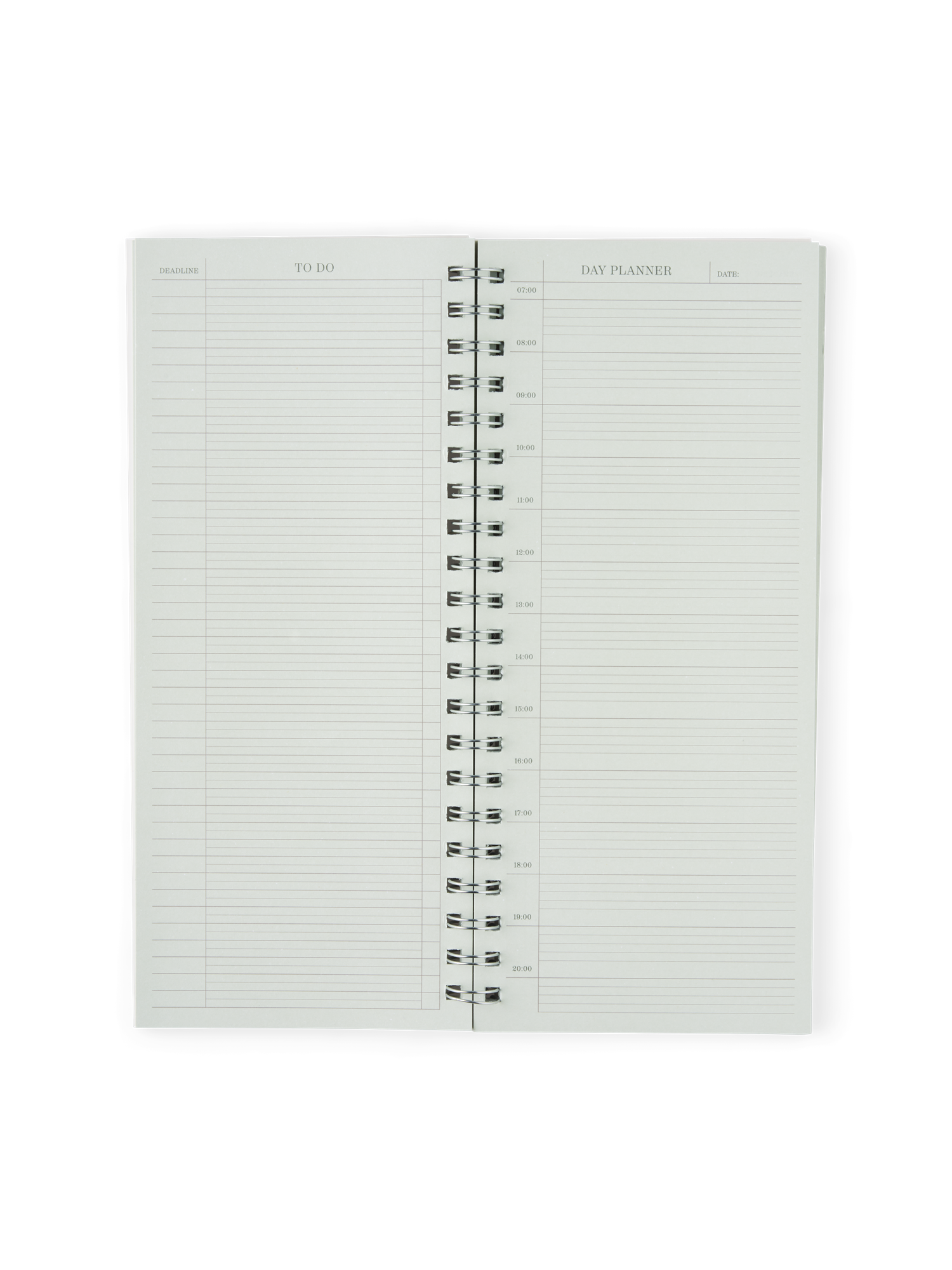 Planlægger 12 x 28 | Papir. 12 x 28 cm. 120 sider. | Moss Green