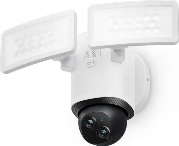 Eufy Floodlight E340 - Netværksovervågningskamera - panonering / hældningsvinkel - udendørs - vejrbestandig - farve (Dag/nat) - 3K, 2K - audio - trådløs - WiFi