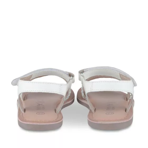 Sandales BLANC NINI & GIRLS CUIR