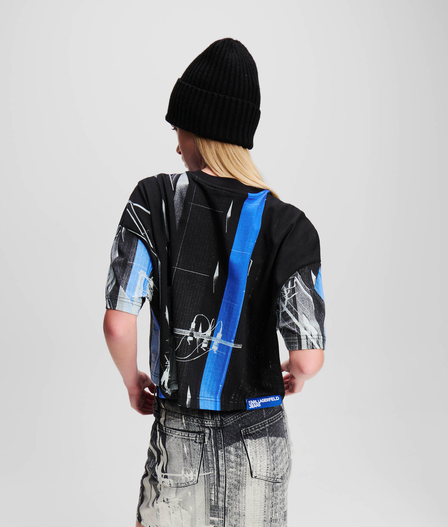 T-SHIRT CROPPED IMPRIMÉ TOKYO KLJ