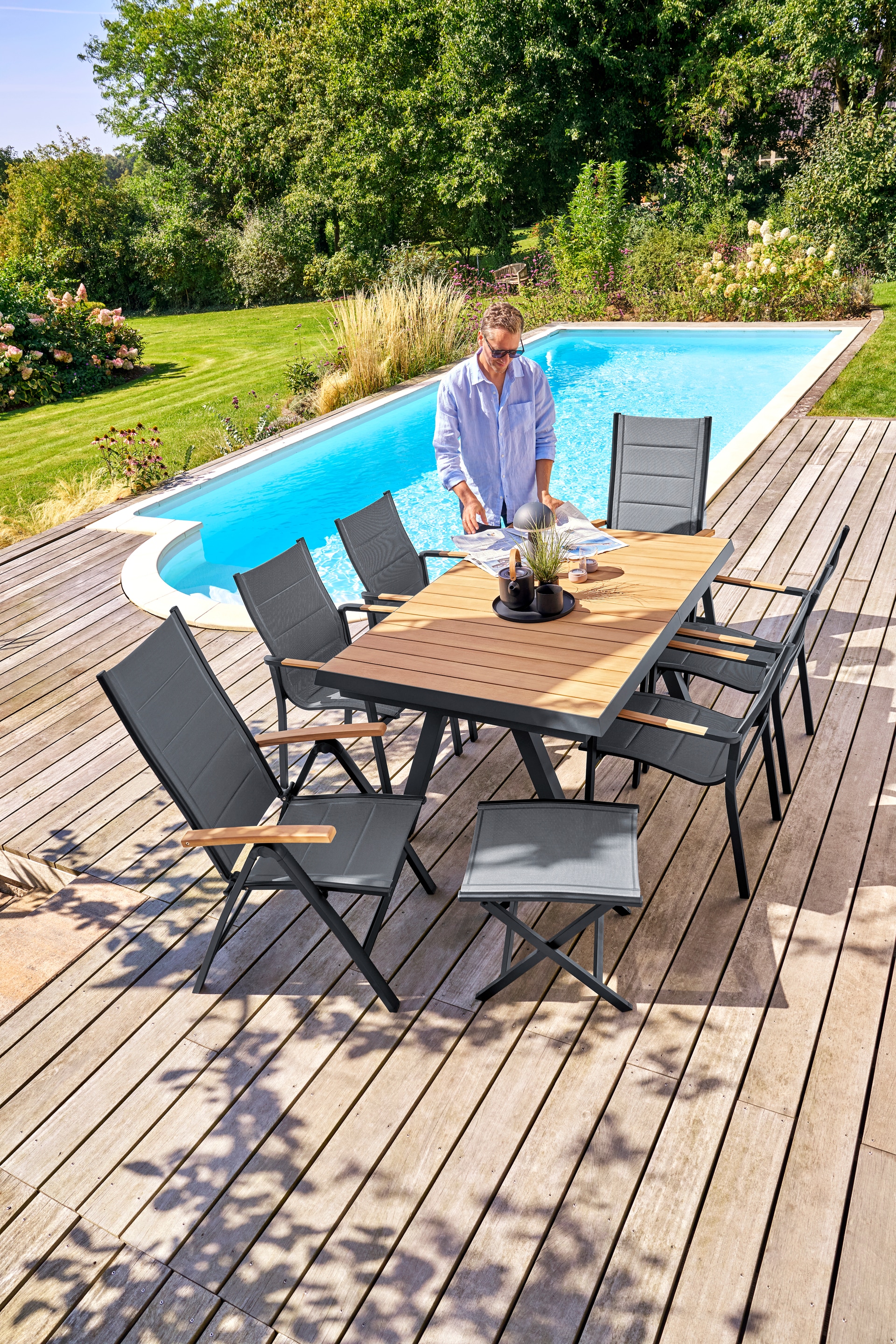 Garden FLAIR Positionsstuhl Garten LEIF