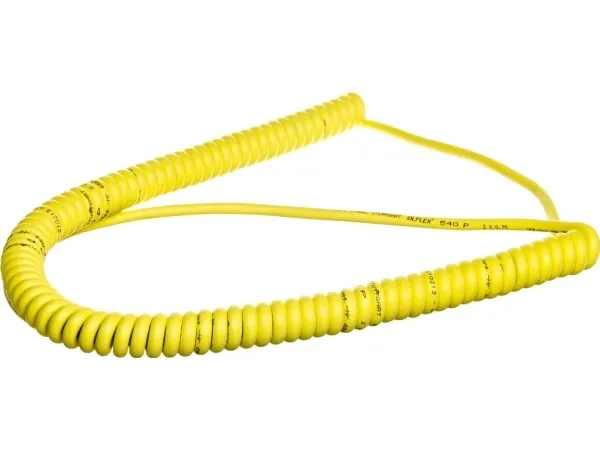 Lapp ÖLFLEX Spiral 540 P, 1 m, Gul, 3000 V, 0,75 mm², -30 - 50 °C, 2,9 cm