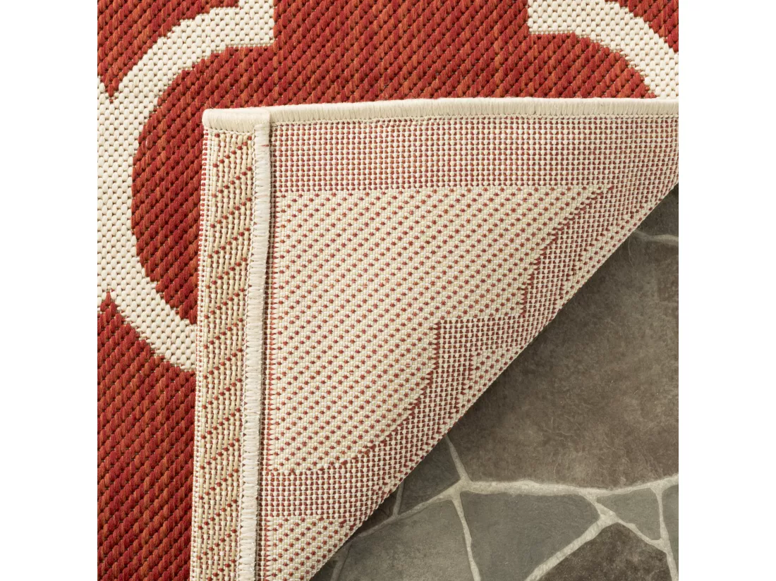 Tapis Red & Bone 160 X 160 cm - Arista