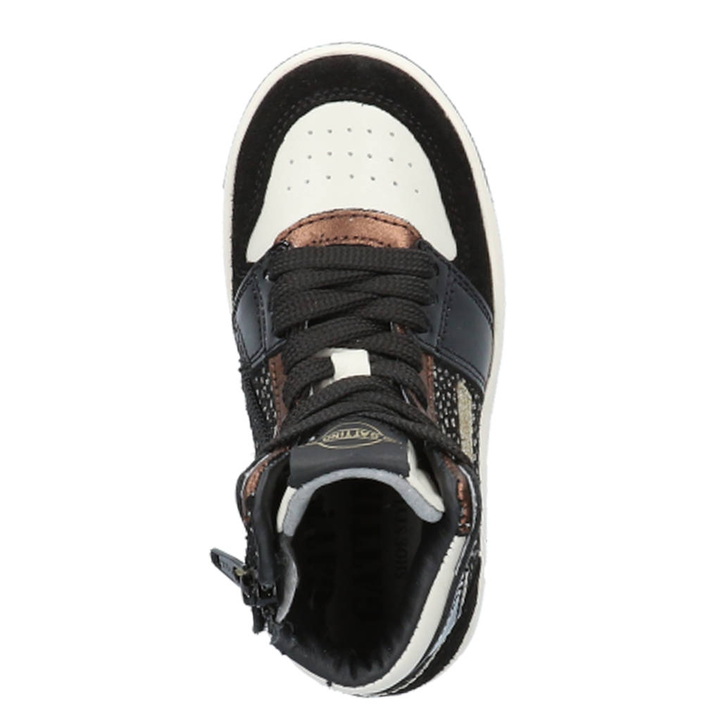 Gattino leren sneakers zwart