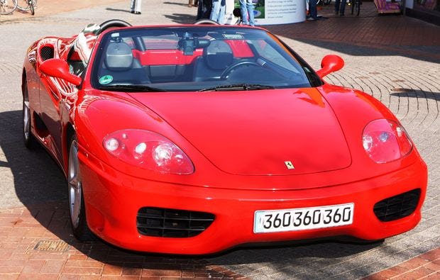 Ferrari 360 selber fahren in Hamburg als Geschenk