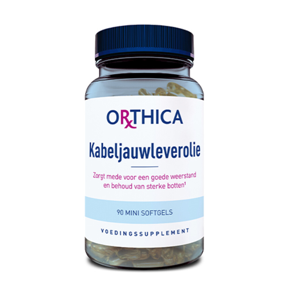 Orthica Kabeljauwleverolie 90 softgels