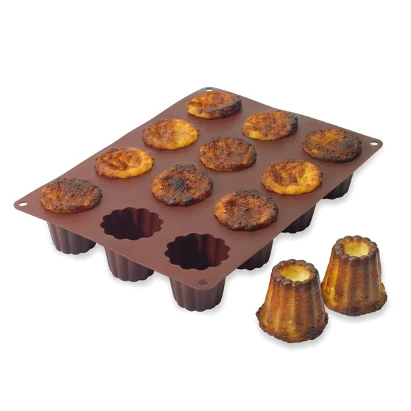 Flexi' Plaque silicone 12 canelés Mathon