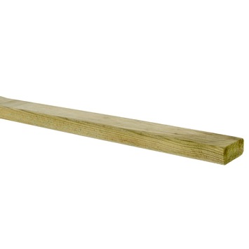 Schaaflat grenenhout ca. 1,8 x 4,4 cm, lengte ca. 210 cm